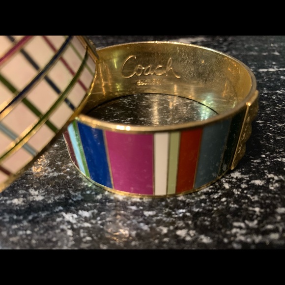 1of3 Coach Enameled lmtd edition bangle bracelet - Picture 2 of 4